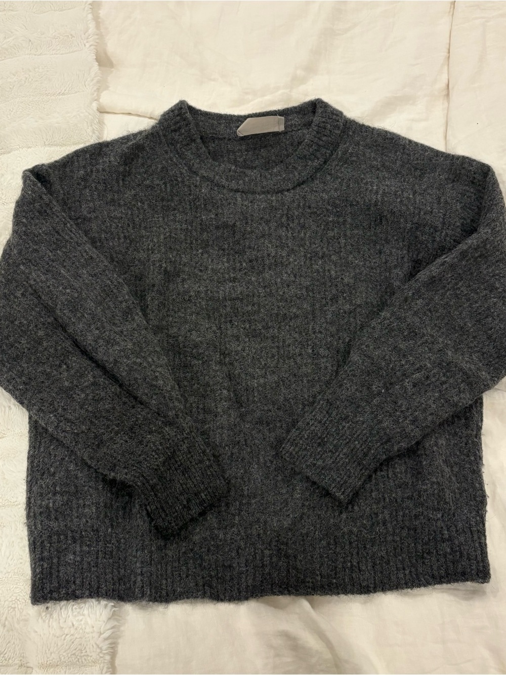 Everlane Charcoal Crewneck Sweater